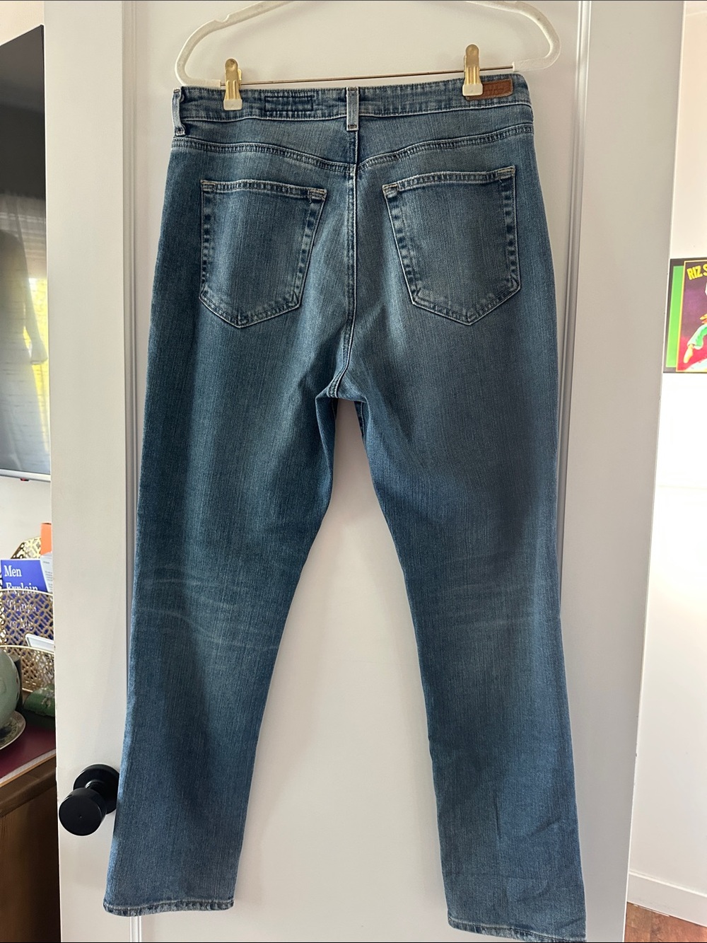 Ag Adriano Goldschmied Boyfriend Jeans in Medium Blue Wash
